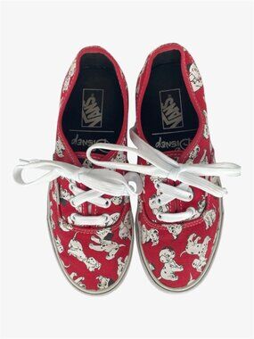 VANS x DISNEY 101 Dalmatians Limited Addition Collab Sneakers - Red - Size 7